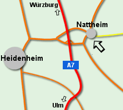 Nattheim - Übersichtsplan